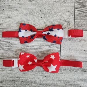 Small Dog Bowtie Set